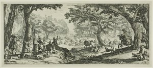 Die Hirschjagd von Jacques Callot