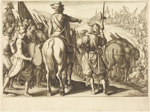 Die Truppen auf dem Marsch von Jacques Callot