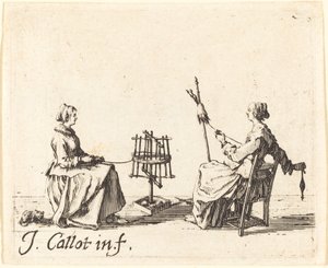 Der Wickler und der Spinner von Jacques Callot
