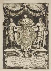 Titelseite, aus Kampf an der Barriere von Jacques Callot