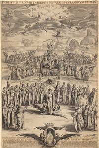 Triumph der Jungfrau Maria von Jacques Callot
