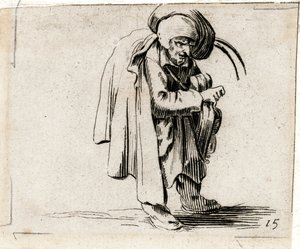 Verschiedene Gobbi-Figuren von Jacques Callot