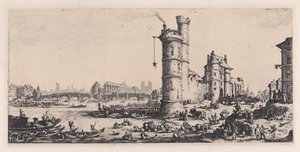 Vue de Pont-Neuf (Ansicht der Pont-Neuf), aus "Les Deux Grandes Vues de Paris" (Die zwei großen Ansichten von Paris)