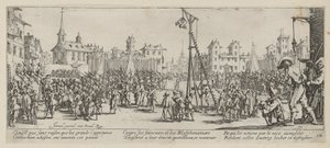 Wippgalgen, Blatt 10 der Folge "Grauen des Krieges"
