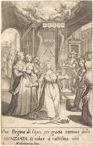 Königin von Zypern von Jacques Callot after Donato Mascagni