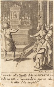 Lionardo von Jacques Callot after Matteo Rosselli