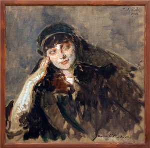 Studie für das Porträt der Gräfin Anna Elisabeth de Noailles
