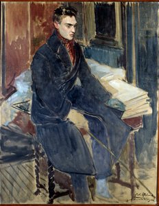 Studie für das Porträt von Raymond Radiguet