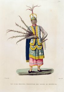 Insel Guam: Hauptfigur aus den Tänzen von Montezuma, aus 
