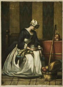 Die Gobelinweberin von Jacques Fabien Gautier d