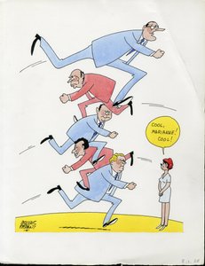 Tage von Frankreich, Satirisch in Farben