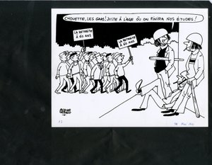 Le Figaro, Satirisch in Schwarz-Weiß