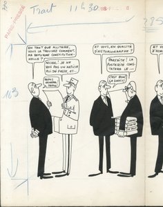 Paris-Presse, Satirisch in N & B