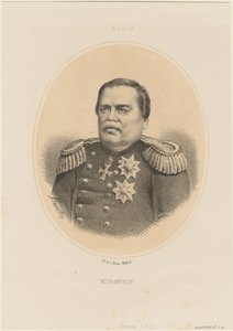 Porträt von Graf Nikolay Muravyov-Amursky 1809-1881, 1865