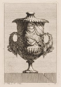 Suite von Vasen: Platte 12, 1746 von Jacques Francois Joseph Saly