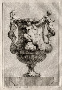 Suite von Vasen: Platte 14, 1746 von Jacques Francois Joseph Saly