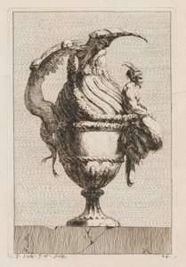 Suite von Vasen: Platte 24, 1746 von Jacques Francois Joseph Saly