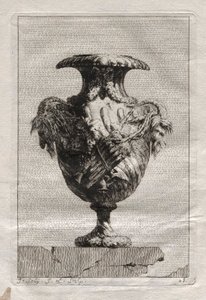 Suite von Vasen: Platte 28, 1746 von Jacques Francois Joseph Saly