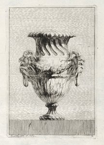 Suite von Vasen: Platte 2, 1746 von Jacques Francois Joseph Saly