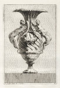 Suite von Vasen: Platte 4, 1746 von Jacques Francois Joseph Saly