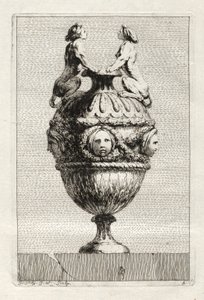 Vasen-Suite: Platte 5, 1746 von Jacques Francois Joseph Saly