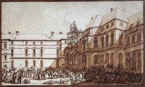 Ankunft italienischer Meisterwerke im Louvre