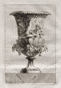 Vasen-Suite: Tafel 17 von Jacques François Saly