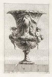 Vasensuite: Tafel 9 von Jacques François Saly