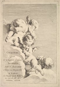 Frontispiz, Mitte bis Ende des 18. Jahrhunderts von Jacques Gabriel Huquier