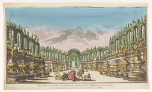 Blick auf den Garten der Circe von Jacques Gabriel Huquier