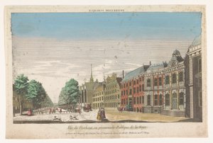 Ansicht des Lange Voorhout in Den Haag