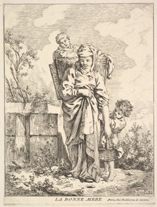 Die gute Mutter, 18. Jahrhundert von Jacques Gabriel Huquier