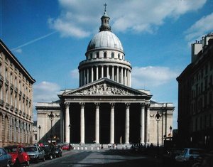Ansicht der Fassade, erbaut 1757-90 von Jacques Germain Soufflot