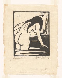 Badende Frau von Jacques Jeichienus Ottens (signed by artist)