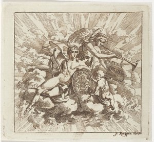 Allegorische Komposition auf Felix Meritis