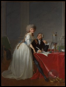 Antoine Laurent Lavoisier (1743–1794) und Marie Anne Lavoisier (Marie Anne Pierrette Paulze, 1758–1836) von Jacques Louis David