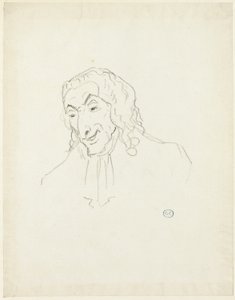 Büste eines Mannes mit Jabot von Jacques Louis David