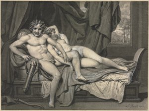 Amor und Psyche von Jacques Louis David