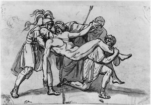 Tod des Meleager von Jacques Louis David