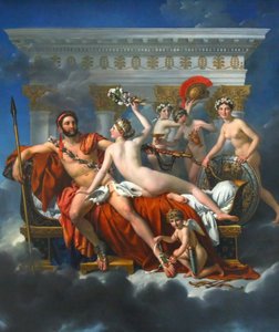 Mars désarmé par Vénus von Jacques Louis David