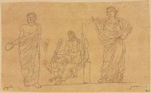 Götter und Göttinnen von Jacques Louis David