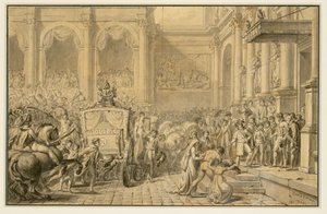 Die Ankunft des Kaisers von Jacques Louis David
