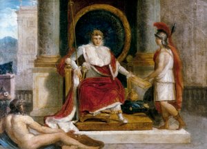 Napoleon I. Bonaparte, französischer Kaiser (1769-1821), führte 1806 in Rom den Gesetzeskodex ein von Jacques Louis David