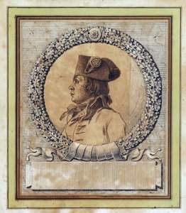 Philippe François Joseph Le Bas - Porträt von Philippe-François-Joseph Le Bas (1764-1794) von Jacques Louis David (1748-1825) von Jacques Louis David