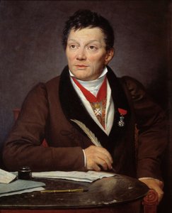 Porträt von Alexandre Lenoir (1761-1839), Archäologe und Kurator des Musée des Monuments français von Jacques Louis David