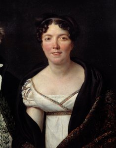 Porträt von Madame Mongez (Detail) von Jacques Louis David