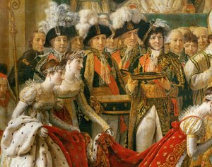 Krönung Napoleons in Notre-Dame von Jacques Louis David