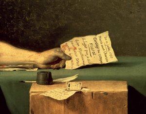 Der Tod des Marat (Detail), 1793