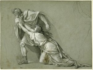 Die Abreise von Marcus Attilius Regulus nach Karthago, 1785-86 von Jacques Louis David
