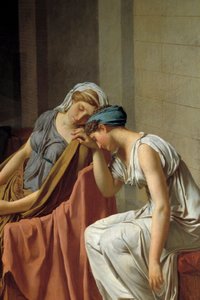 Der Schwur der Horatier (Detail) von Jacques Louis David